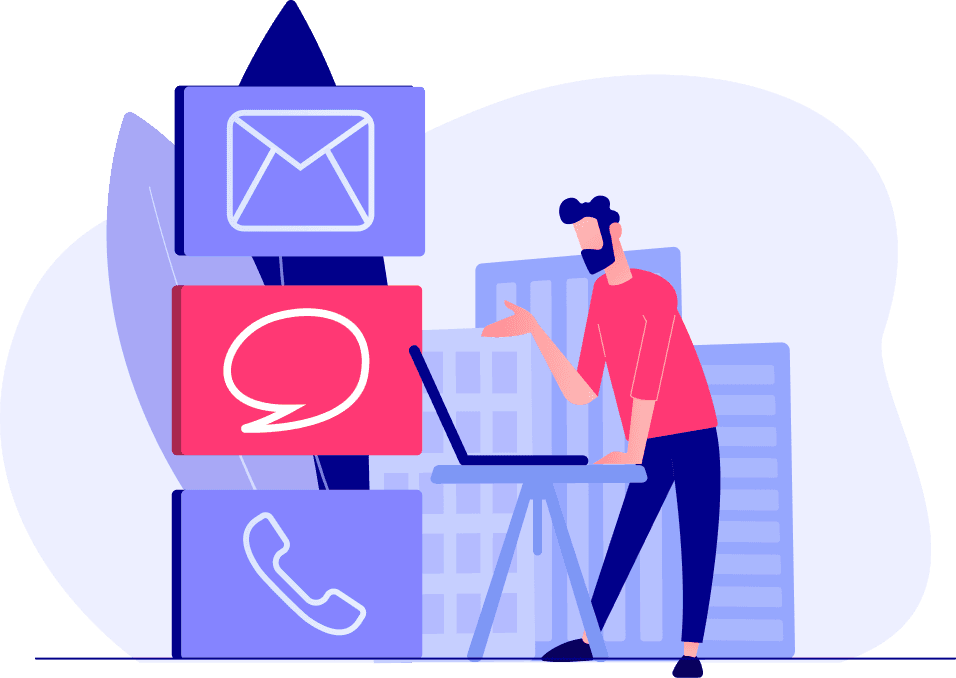 Contact us illustration